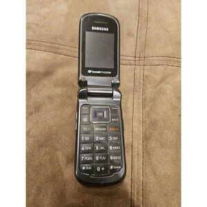 Samsung Factor SPH-M260 Black 2.0 TFT Color Display Boost Mobile Flip Cell Phone